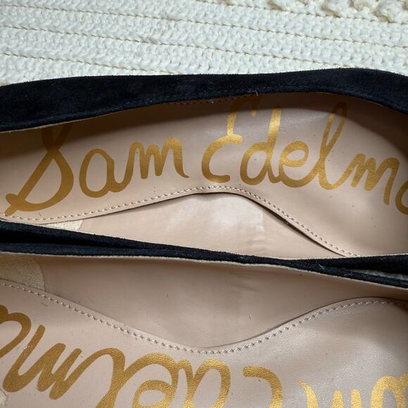 SAM EDELMAN Sonja Pointed Toe Ballet Flats Black Tortoiseshell Size 7 - Picture 5 of 12